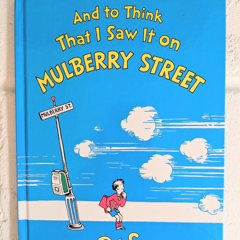 EUC Dr. Seuss Mulberry Street hardcover book